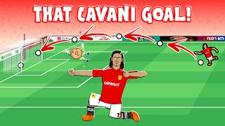 🤩EDINSON CAVANI LOB🤩 Man Utd vs Fulham Edinson Cavani Goal Highlights [upl. by Rramaj273]