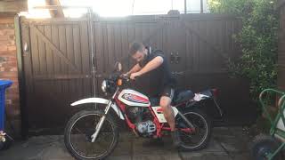 Honda XL 125 First Start in over 20 years [upl. by Elinad]