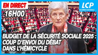 Budget de la Sécurité sociale 2025  coup denvoi en séance publique à lAssemblée [upl. by Ahsiat]