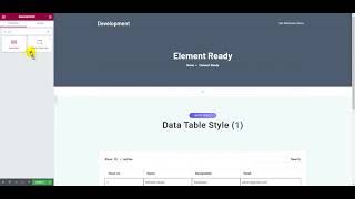 Elementor Data Table Widget  Elements Ready [upl. by Ientruoc]