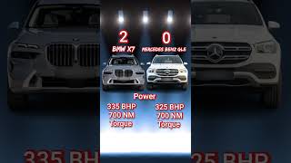 BMW X7 Vs Mercedes benz GLE 🔥  कौन है King 👑 [upl. by Attesoj]