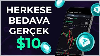 HERKESE BEDAVA ÇEKİLEBİLİR 10💸🎁 BYBİT BEDAVA 10 DAĞITIYOR👾 [upl. by Clarence]