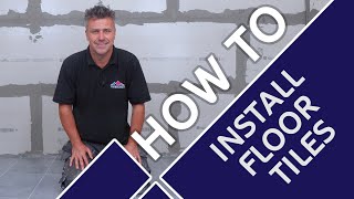 How to Install Floor Tiles  COMPLETE AZ GUIDE  Tiling Trade Tips with Craig Phillips [upl. by Jovita358]