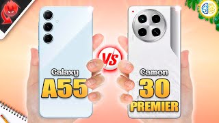 Samsung Galaxy A55 vs Tecno Camon 30 Premier⚡Full Review [upl. by Haleak]