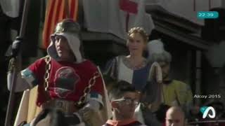 Moros y Cristianos Alcoy 2017 Embajada Mora Tva [upl. by Bakerman]