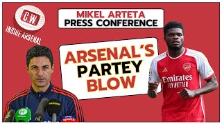 PARTEY INJURY LATEST Arsenal setback confirmed and Sousa exit explanation  Arteta press conference [upl. by Sully]