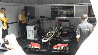 Lotus F1 исполняет Гимн России [upl. by Ulyram]