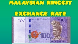 Malaysian Ringgit MYR Exchange Rate Today  Rupee  Peso  Dollar  Riyal  Taka  Pound  Kyat [upl. by Sad]