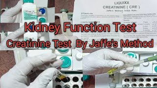 Creatinine test procedure  Kidney Function Test [upl. by Notak]