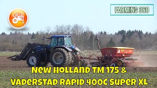 Seeding 2021  New Holland TM 175 amp Väderstad Rapid 400C Super XL [upl. by Zebada895]