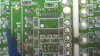 DIY Solder Paste Dispenser SMD PCB Part 4 Using a dispenser [upl. by Retlaw]