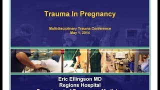 Trauma In Pregnancy  Tips for Emergency Medicine [upl. by Adnirual331]