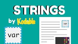 How to Teach Kids About Strings  Crash Course for Teachers  Kodable [upl. by Binette721]