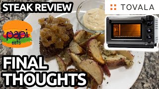 FINAL THOUGHTS on Tovala Smart Oven amp Steak Review [upl. by Eolcin]