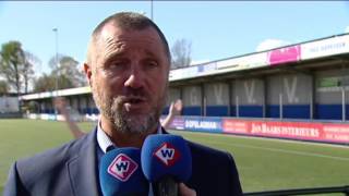 Interview John de Wolf na GVVV  FC Lisse [upl. by Ahsiyn]