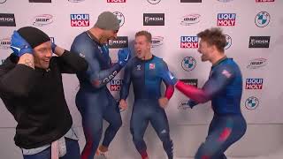 IBSF 4 man bobsleigh Heat 2 Winterberg 20222023 Worldcup 4 [upl. by Raman7]