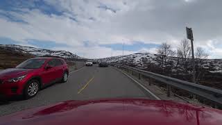 Roads in Norway  Rv7 over Hardangervidda Fra Vøringsfossen til Geilo [upl. by Verge]