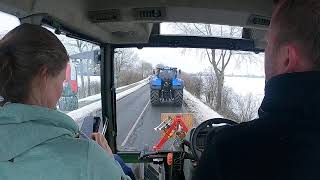 Livestreaming von der Treckerdemo mit dem Fendt Xylon nach Lübeck [upl. by Maharva204]