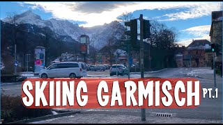 Ski Trip Travel Day  Hamburg to Garmisch  Zugspitze Ski Area  Tallest Mountain in Germany [upl. by Winograd]