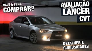 Avaliação  Mitsubishi Lancer 2012  CVT  Detalhes e curiosidades desse belo sedan médio [upl. by Bernice]