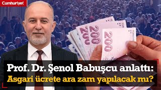 Prof Dr Şenol Babuşcu anlattı Asgari ücrete ara zam yapılacak mı [upl. by Mesics]