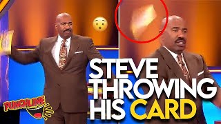 Answers That Had Steve Harvey THROWING His Card On Family Feud [upl. by Binnings]