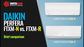 Daikin new Perfera FTXMR vs old Perfera FTXMN Inverter air conditioners  Brief comparison [upl. by Ailisec]