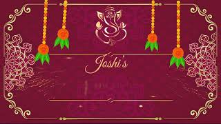 Griha Pravesh Invitation Video Best Indian Housewarming Invitation [upl. by Draw]