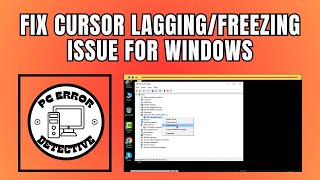 How to Fix Cursor LaggingFreezing Issue For Windows 10 [upl. by Salkin]