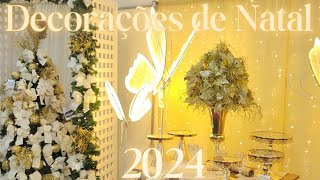 ✨INSPIRAÇÕES 2024 DECORAÇÕES DE NATAL e Ideias de Presentes e Enfeites Incríveis 🎄✨ Tour [upl. by Manya]