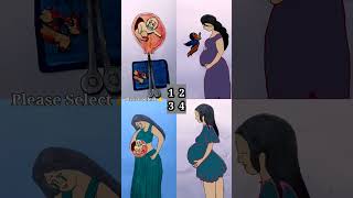 4 Deep Meaning Videos About Pregnancy timepart88 afreenartannimationvideoshortspregnencyart [upl. by Lucania]