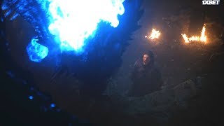 Arya kills Night King  Jon stand against Viserion  Game of Thrones S8E3 The Battle of Winterfell [upl. by Sarah]