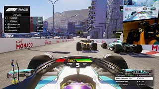 F1 24 MONACO GRAND PRIX GAMEPLAY [upl. by Enyak]