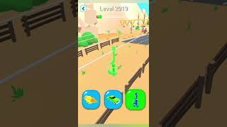 Shape shifting2 game level2019 hyper casual game shapeshifting gameplay gaming shortvideo [upl. by Rodl]