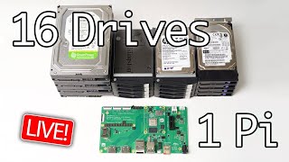 16 Drives 1 Pi [upl. by Cinnamon]