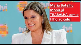 Maria Botelho Moniz mostrase a trabalhar com o bebé Vicente [upl. by Tallbott]