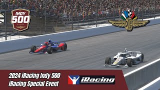 2024 iRacing INDYCAR Series Indy 500 at Indianapolis Motor Speedway [upl. by Sven]