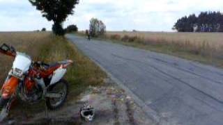 Zmiana biegów na gumie KTM SX 125 Change 25 by Włodi [upl. by Abshier]