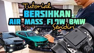 Tutorial BERSIHKAN AIR MASS FLOW BMW [upl. by Nivert]