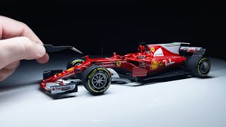 I built a Ferrari Formula 1 racecar  120 2017 Ferrari F1 SF70H  TAMIYA [upl. by Hamel]