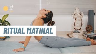 5 minutos para potencializar o seu dia  Yoga Matinal [upl. by Narhet]