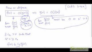 Problem Asymptotic notation properties 1 [upl. by Icam]