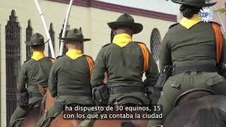 Policía Nacional a través de la Dirección de Carabineros brinda seguridad en la Zona Verde de COP16 [upl. by Rod412]