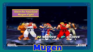 Mugen  Team Ryu Vs Team Ken Request [upl. by Yard434]