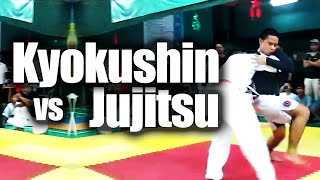 BJJ vs KYOKUSHIN [upl. by Ahseikram]