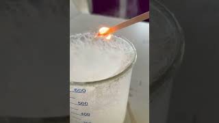 Test for the presence of hydrogen gas [upl. by Sehguh]