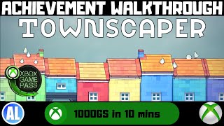 Townscaper Xbox Achievement Walkthrough  Xbox Game Pass [upl. by Rolland122]