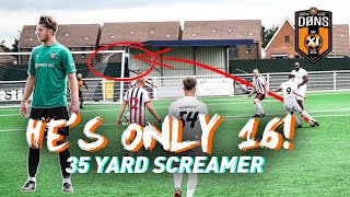 35 Yard Screamer HES ONLY 16  SE DONS XI Sunday League Football [upl. by Quintessa]