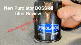 New Purolator BOSS oil filter Review [upl. by Ardell]