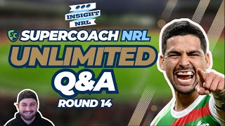 NRL Supercoach  Insight Unlimited  Round 14 Q and A Mattrix SOLO [upl. by Rocray]